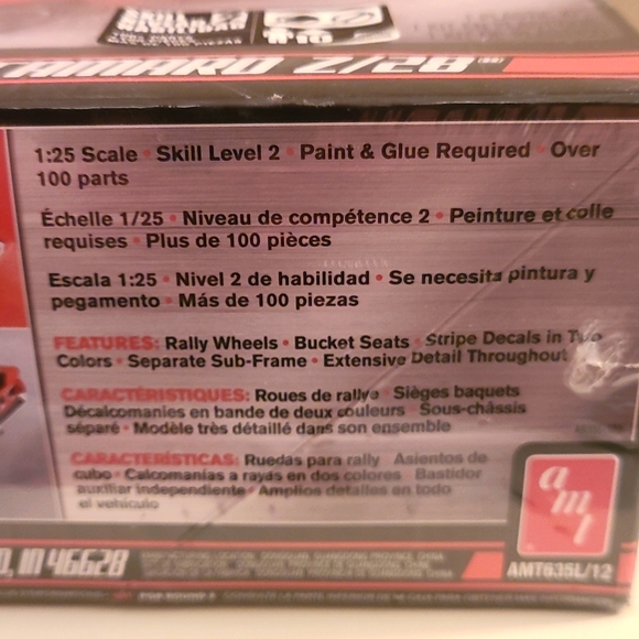 NIP- AMT- 1970 1/2 Chevy Camaro Z/28 - Picture 4 of 8